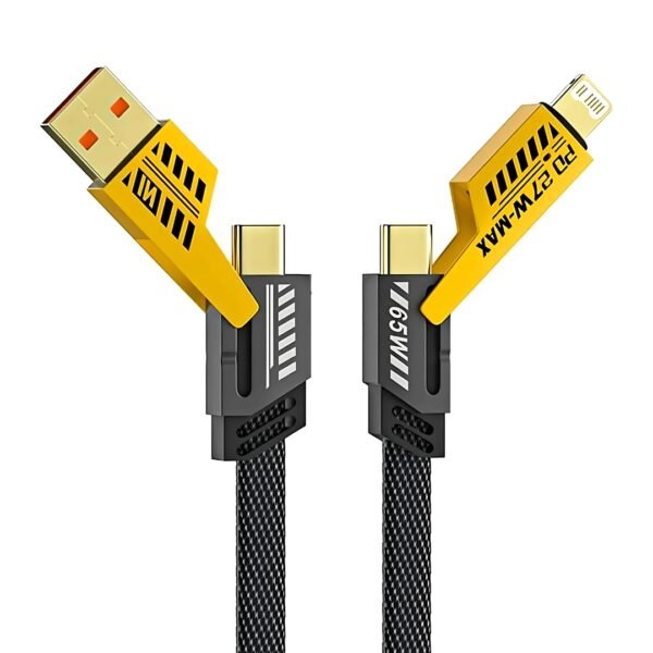 Cablix 4-in-1 Data Cable with Mainline 65W Fast Charging