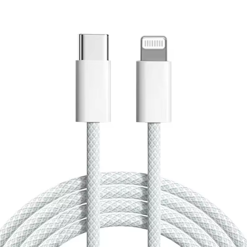 Braided PD 25W Fast Charger Sync Data Cable Usb C to 8Pin IOS Charging Cable for iPhone 14 13 12 11 Pro Max