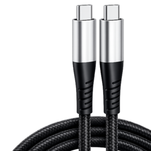 100W Type C to Type magnetic  C Fast Charging Cable 1m (5A, PD 3.0) – Ultra Fast USB C SuperSpeed Data Cable for iPhone 15/16/17 Series, Samsung Galaxy S24/S23/S22, Motorola Edge & Moto G Series, MacBook, Laptop, Tablet & All USB-C Devices – Black