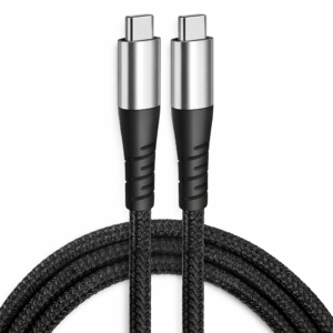 100W Type C to Type magnetic  C Fast Charging Cable 1m (5A, PD 3.0) – Ultra Fast USB C SuperSpeed Data Cable for iPhone 15/16/17 Series, Samsung Galaxy S24/S23/S22, Motorola Edge & Moto G Series, MacBook, Laptop, Tablet & All USB-C Devices – Black