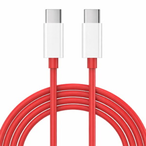 ONE PLUS Original Type C to C Cable 65W Dash,Warp,SuperVooc Charging Data Cable Type-C [10V/6.5A] Compatible with One Plus 11/11R 5G/10R/10T/9/9R/9 Pro/9RT/8T Nord, USB-C Charging Adapter Cord