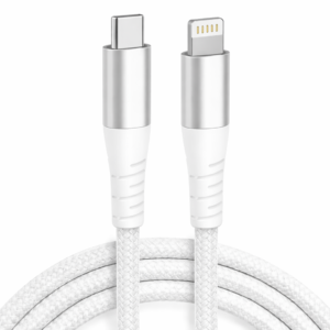 Type C to i(Lightning) cable [MFi Certified] for 30W Fast Charging,designed for iphone cable with 480Mbps Data Sync compatible with iPhone 14,13,12,11,9,8,7 Series,1m White